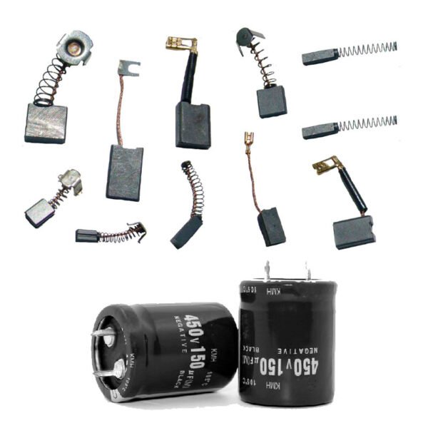 CARBONES Y CAPACITORES EQUIPO ELÉCTRICO