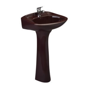 LAVAMANOS FERRARA CON PEDESTAL (MERLOT)