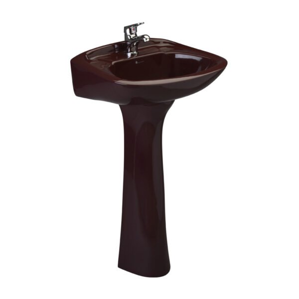 LAVAMANOS FERRARA CON PEDESTAL (MERLOT)